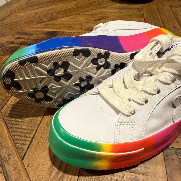 Converse x GOLF le FLEUR* Rainbow One Star Low Top - Picture 3 of 3